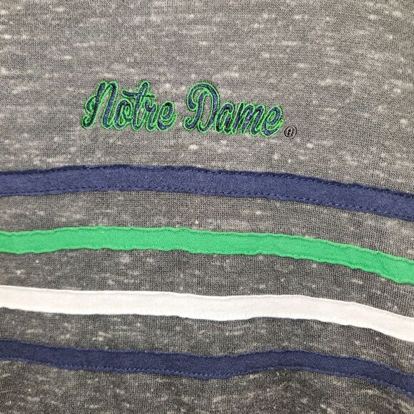 Notre Dame Embroidered Fighting Irish Hoodie Sweatshirt NCAA Football MEDIUM - Picture 6 of 11